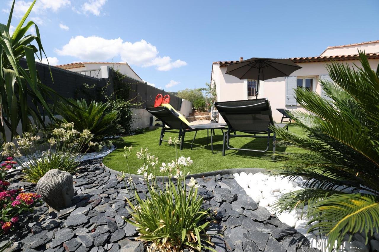 Superbe Villa Climatisee, Piscine, Jardin, Parking Le Plan-de-la-Tour Exterior foto